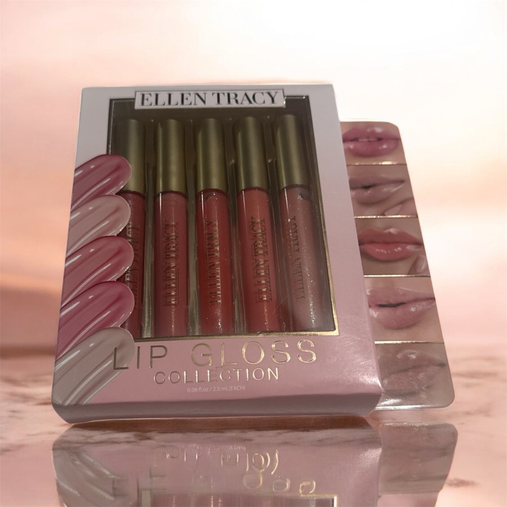 Ellen Tracy Lip Gloss Set - Pink and Nude Collection